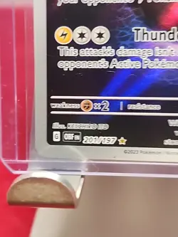 BELLIBOLT 201/197: OBF- OBSIDIAN FLAMES NM-M FULL ART RARE POKEMON CARD TCG CCG - Image 5