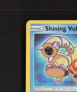 Shining Volcanion 27/73 Shining Legends Shiny Holo Rare Pokemon Card LP - Image 3