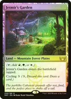 1 x FOIL Jetmir's Garden English Streets of New Capenna MTG NM 250 - Image 1