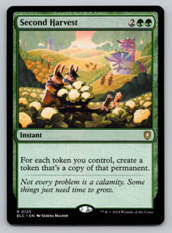 Second Harvest - Commander: Bloomburrow MTG - Image 1