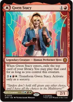 1 x Gwen Stacy - Marvel's Spider-Man - LP - MTG - Image 1