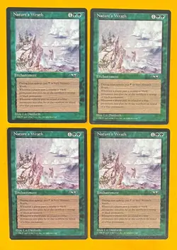 MTG NATURE'S WRATH (x4) Alliances (OldManMTG 010-021) - Image 1