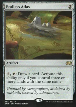 MTG DOUBLE MASTERS ENDLESS ATLAS RARE - Image 1