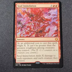 Magic the Gathering - Soul Immolation - Lorwyn Eclipsed (ECL) #156 - Image 1