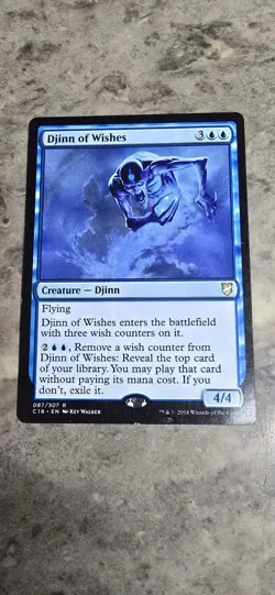 Djinn of Wishes Commander 2018 Regular Creature Rare MTG NM - Image 1