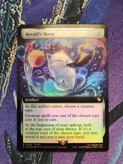 Herald's Horn - Extended Art Foil Buy-A-Box Promo Final Fantasy MTG - Image 1