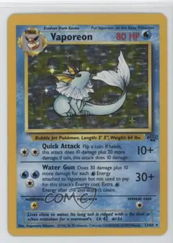 Vaporeon Holo Pokemon Jungle #12 1999 - Image 1