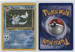 Vaporeon Holo Pokemon Jungle #12 1999 - Image 3
