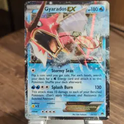 Pokemon Gyarados EX Breakpoint Ultra Rare Holo 26/122 Basic HP180 2016 Card - Image 1