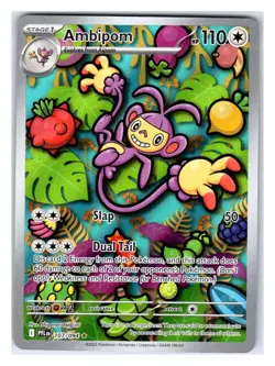Pokemon TCG - Ambipom - - ME02: Phantasmal Flames 107/094 Illustration Rare Holo - Image 1