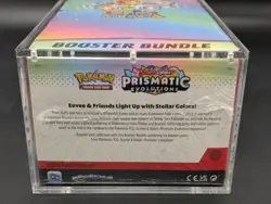 Pokemon SV8.5 Prismatic Evolutions Sealed Booster Bundle Display W/Acrylic Case - Image 4