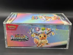 Pokemon SV8.5 Prismatic Evolutions Sealed Booster Bundle Display W/Acrylic Case - Image 5