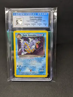 Pokemon 2000 Team Rocket Dark Gyarados Holo 8/82 CGC GRADED + Sub Grades WOTC - Image 1