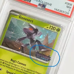 2025 POKEMON PFL EN GENESECT OCEANIA/USA EXCLUSIVE #008 PSA 7, Stamped Promo - Image 3