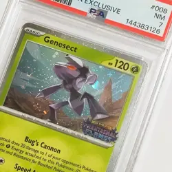 2025 POKEMON PFL EN GENESECT OCEANIA/USA EXCLUSIVE #008 PSA 7, Stamped Promo - Image 4
