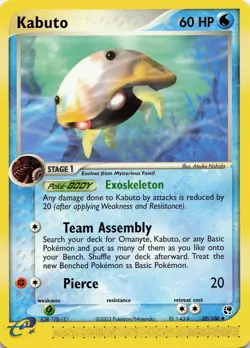 POKEMON Kabuto #39/100 Normal Sandstorm NM - Image 1