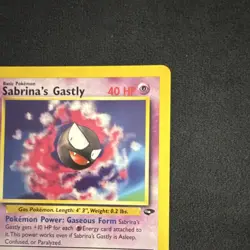 Wizards of the Coast Pokemon Sabrina's Gastly Gym 97/132 Common 40HP Psychic - Image 5
