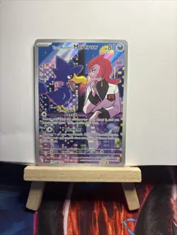 2025 POKEMON DESTINED RIVALS #200/182 TEAM ROCKET'S MURKROW ILLUSTRATION RARE - Image 3