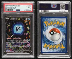 Full Art - Lumineon V Pokemon Sword & Shield Crown Zenith Galarian Gallery PSA 9 - Image 3