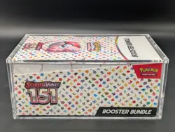Pokemon 151 SV3.5 Booster Bundle Display Factory Sealed Case W/Acrylic Case - Image 3