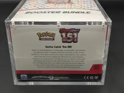 Pokemon 151 SV3.5 Booster Bundle Display Factory Sealed Case W/Acrylic Case - Image 4