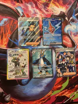 Pokemon TCG Lot Of 5 Full Art Mixed Sets - Image 1