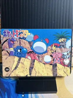 Pokemon Raichu Squirtle Prism Holo Sticker Vending Machine #312,#310 - Image 2