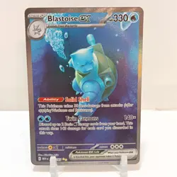 Pokemon Blastoise Ex 200/165 NM Scarlet & Violet 151 Special Illustration Rare - Image 1