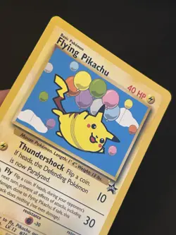 Pokemon TCG Flying Pikachu 25/53 Wotc Promo Black Star NM/MINT - Image 3