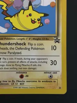 Pokemon TCG Flying Pikachu 25/53 Wotc Promo Black Star NM/MINT - Image 5