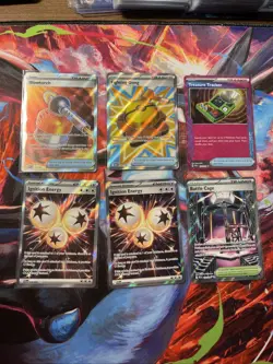 Pokemon TCG Lot Of 6 Full Art Mixed Sets - Image 1