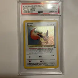 Eevee 11/53 2000 WotC Black Star Promo Holo - PSA 9 MINT 🎗 - Image 1