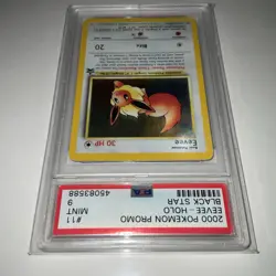 Eevee 11/53 2000 WotC Black Star Promo Holo - PSA 9 MINT 🎗 - Image 3