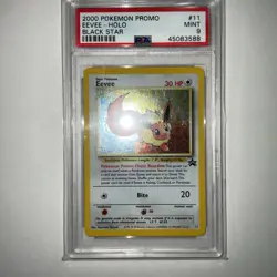 Eevee 11/53 2000 WotC Black Star Promo Holo - PSA 9 MINT 🎗 - Image 4