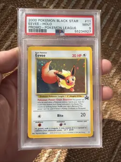 2000 POKEMON PROMO BLACK STAR 11 EEVEE-HOLO POKEMON LEAGUE - Image 1