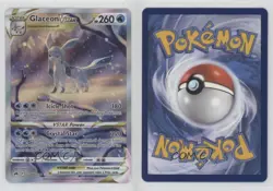 Full Art - Glaceon VSTAR Pokemon Sword & Shield Crown Zenith Galarian Gallery - Image 3