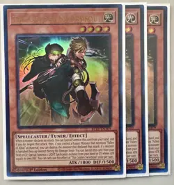 3x The Golden Swordsoul 1st Edition Ultra Rare BLTR-EN109 Yu-Gi-Oh! - Image 1