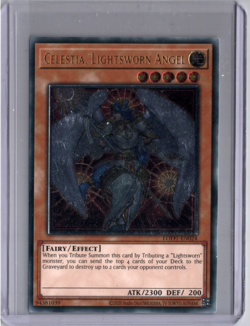 Yugioh - Celestia, Lightsworn Angel - Ultimate Rare - LODT-EN024 - Unlimited - Image 1