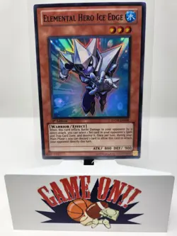 YuGiOh Elemental Hero Ice Edge STOR-EN098 1st Edition Super Rare NM - Image 1