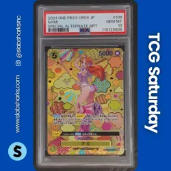 2024 ONE PIECE EMPERORS IN THE NEW WORLD (JP) NAMI SPECIAL ALT ART PSA 10 - Image 1