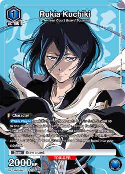 Rukia Kuchiki Promo Foil - UE01NC/BLC-3-002 NM - Union Arena - Image 1