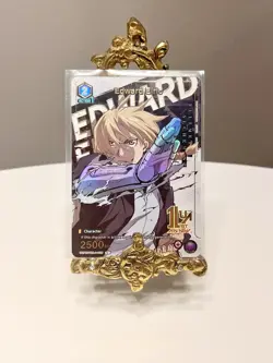 Union Arena 1st Anniversary Edward Elric GOLD Promo Card UEPR/FMA-1-039 English - Image 1