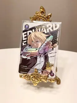 Union Arena 1st Anniversary Edward Elric GOLD Promo Card UEPR/FMA-1-039 English - Image 3