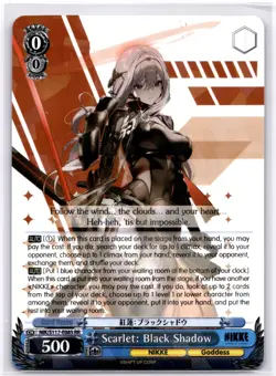 Scarlet: Black Shadow Double Rare GODDESS OF VICTORY: NIKKE NIK/S117-E085 RR NM - Image 1