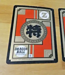 DRAGON BALL GT Z DBZ SUPER BATTLE POWER LEVEL CARDDASS CARD CARTE 632 JAPAN NM - Image 2