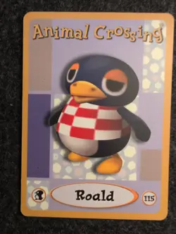 Animal Crossing Roald #115 e-Reader Card - LP - Image 1