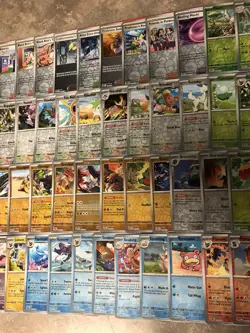 Pokemon Lot 90 Reverse Holo Cards Near Complete Prismatic Evolutions Master Set - Image 3