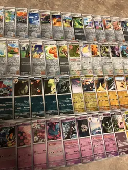 Pokemon Lot 90 Reverse Holo Cards Near Complete Prismatic Evolutions Master Set - Image 5
