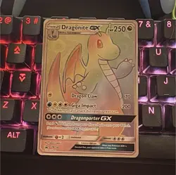 Pokemon Dragonite GX SM156 Sun & Moon Promo Holo Card - Image 1
