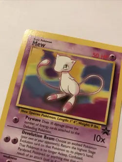 Mew # 8 - Black Star Promo - Pokemon Card Vintage WOTC - Image 2